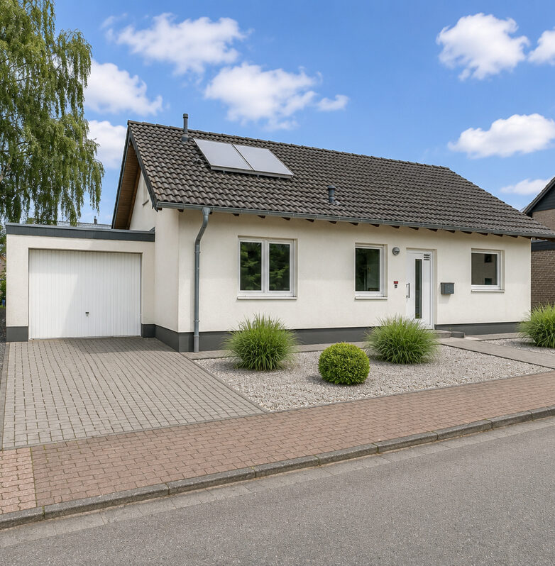 Freistehender Bungalow in Alsdorf-Blumenrath – ebenerdiges Wohnen mit Galerie & Solaranlage