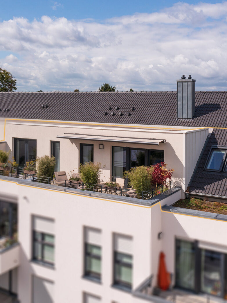 ÜBER DEN DINGEN. MITTEN IM LEBEN.
Exklusive Penthousewohnung in Aachen-Brand